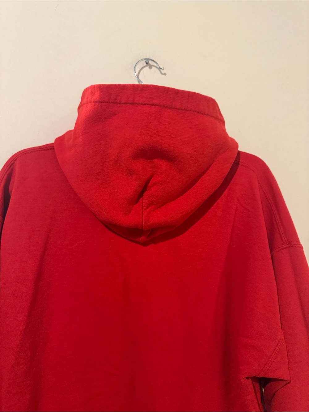 Gildan Red "Reinbeer Season" Hooded Sweatshirt Size Large - Picture 9 of 9